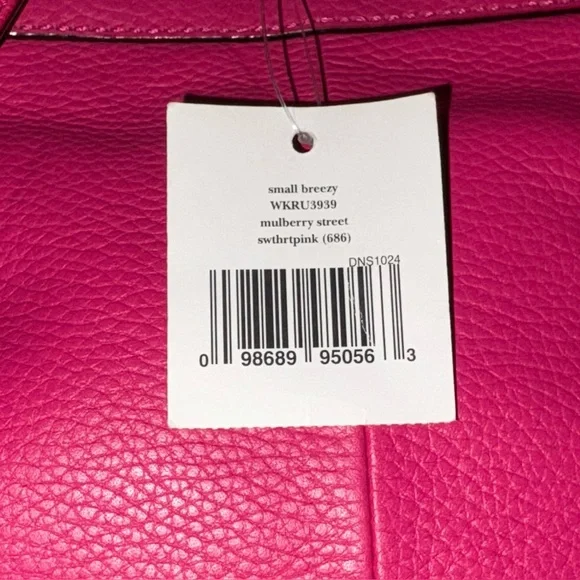 ❌SOLD!❌ Kate Spade NWT Hot Pink Leather Backpack “Small Breezy Mulberry Street” - Picture 7 of 11
